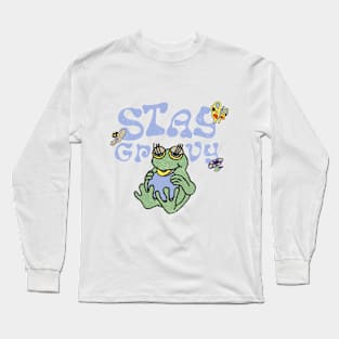 Stay groovy Frog Long Sleeve T-Shirt